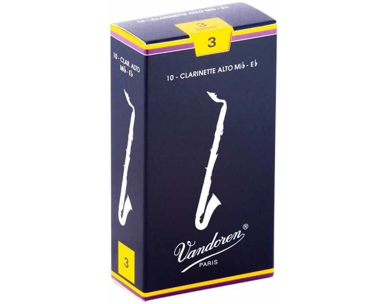 Vandoren Tradicional Cañas Clarinete Alto (caja con 10)