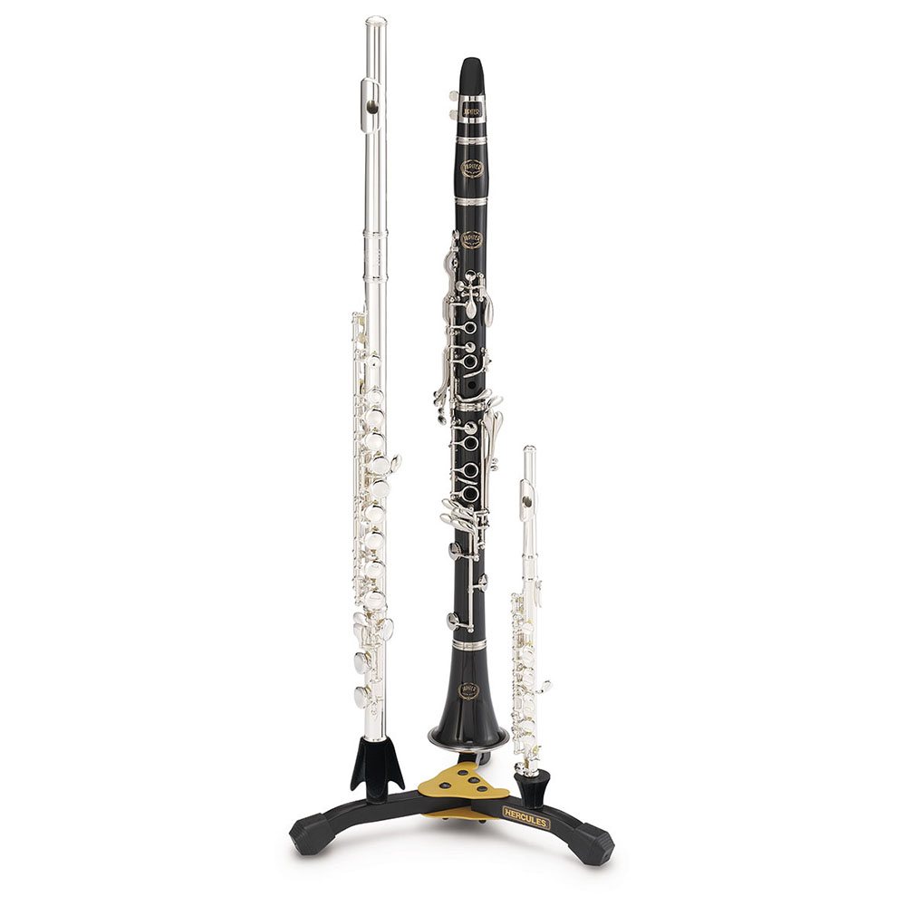 Hércules Atril Triple Flauta/Clarinete/Piccolo - Imagen 2