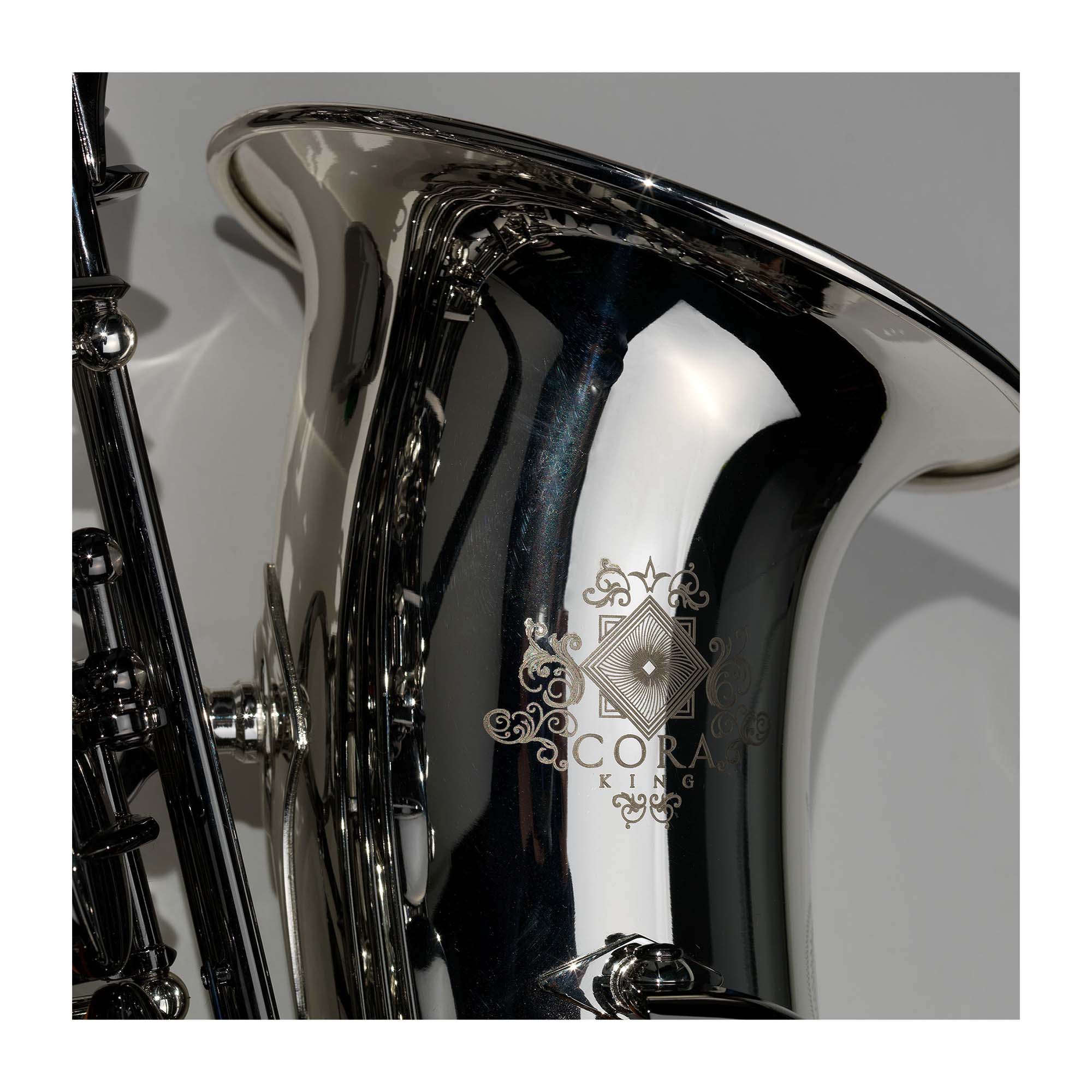 Cora King Pro Series Plata Llaves Black-N Saxofón Alto - Imagen 5