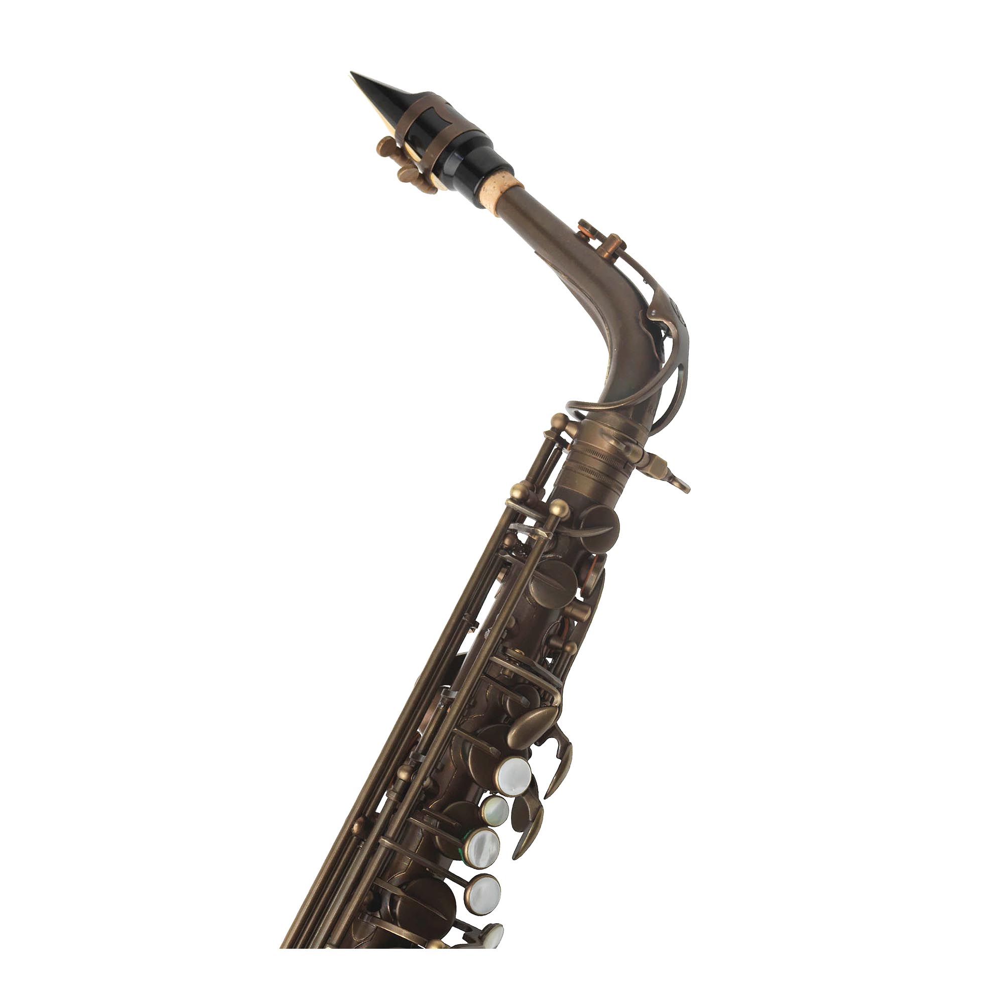 Cora King Pro Series Bronze Vintage Saxofón Alto - Imagen 8