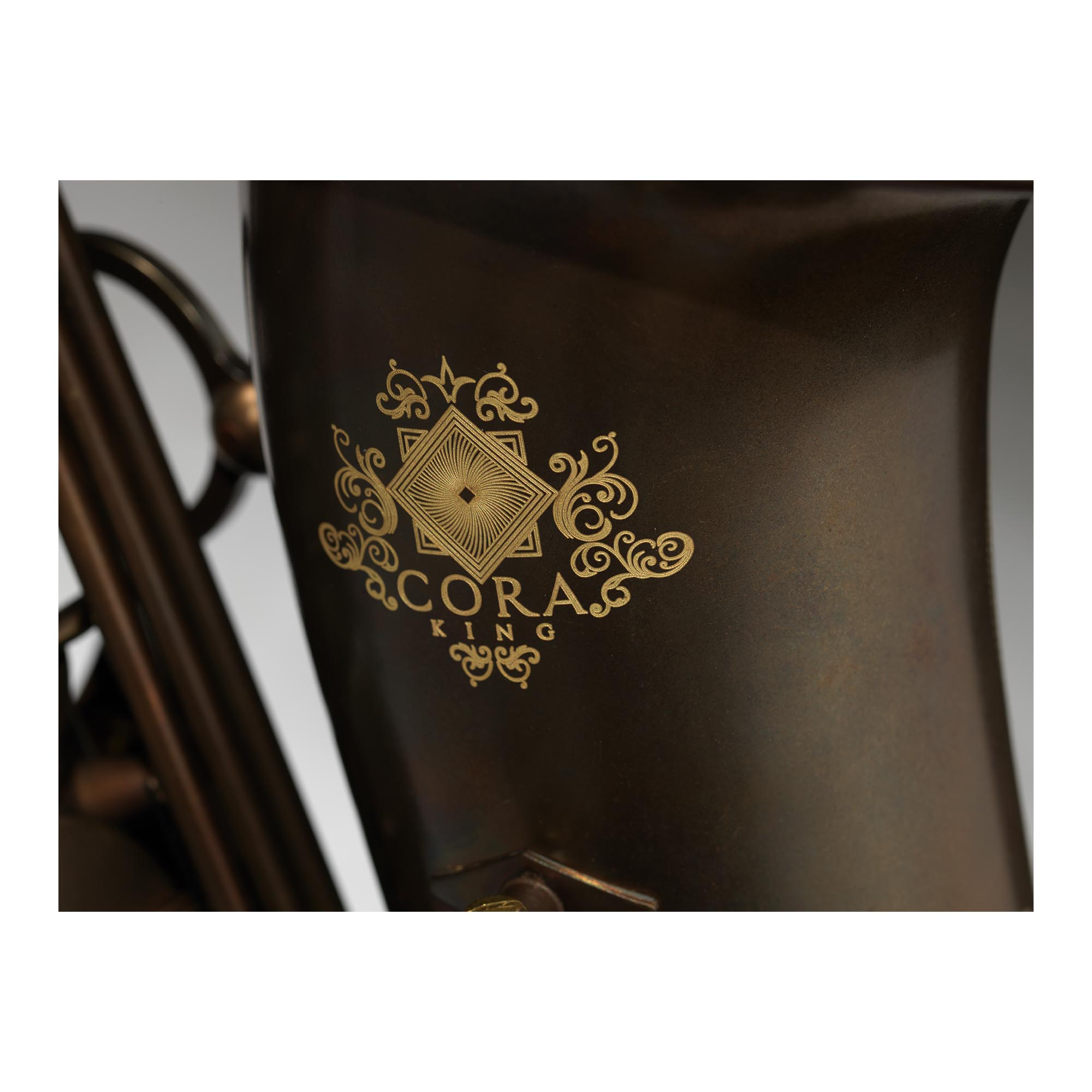 Cora King Pro Series Bronze Vintage Saxofón Alto - Imagen 4