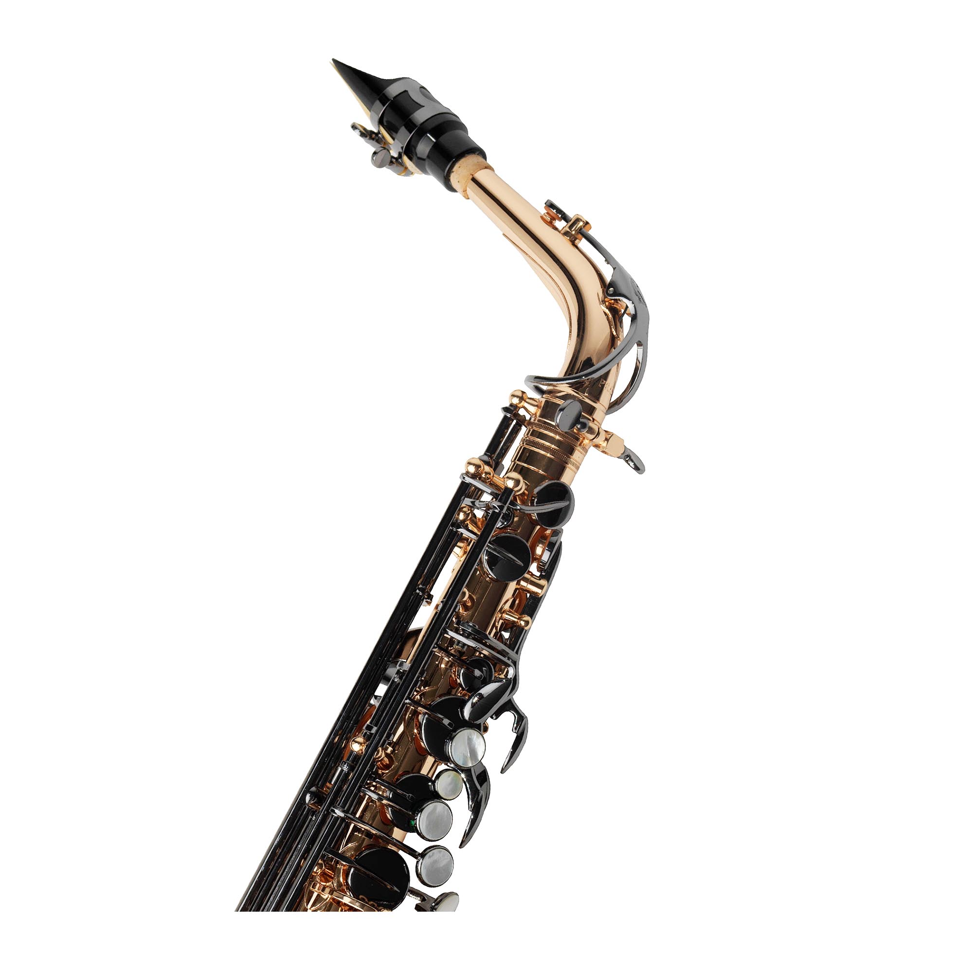 Cora King Pro Series Baño Oro Llaves Black-N Saxofón Alto/Big Bell - Imagen 8