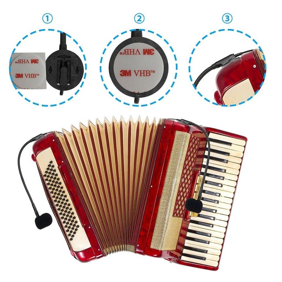 Kimafun Sistema de Micrófono Inalámbrico Profesional 2.4G para Acordeón - Imagen 7