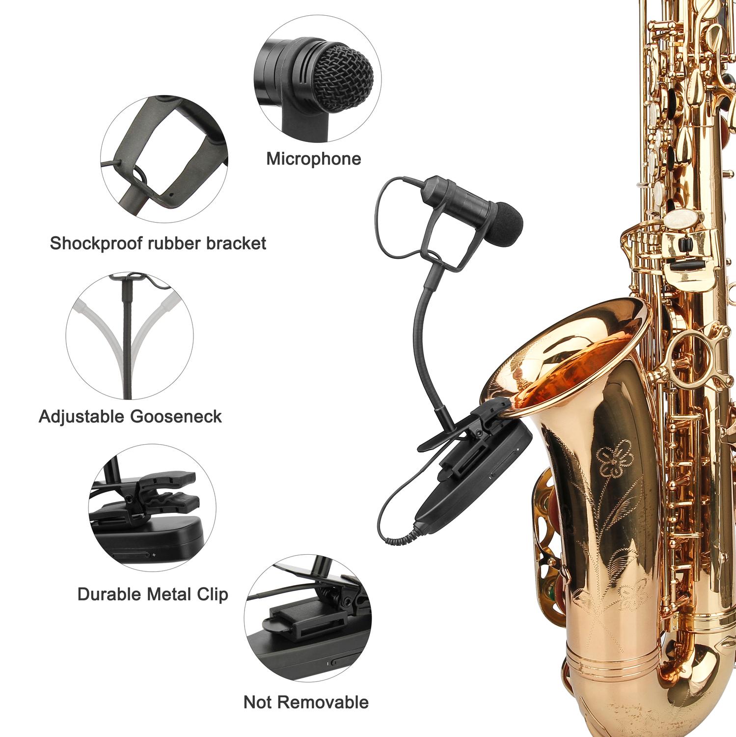 Kimafun Sistema de Micrófono Inalámbrico 2.4G Alientos KMG150-3 - Imagen 2