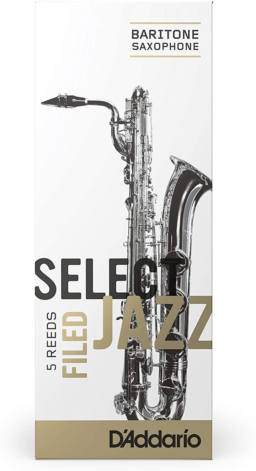 Rico Select Jazz Cañas Sax Barítono (Filed – caja con 5) - Imagen 2