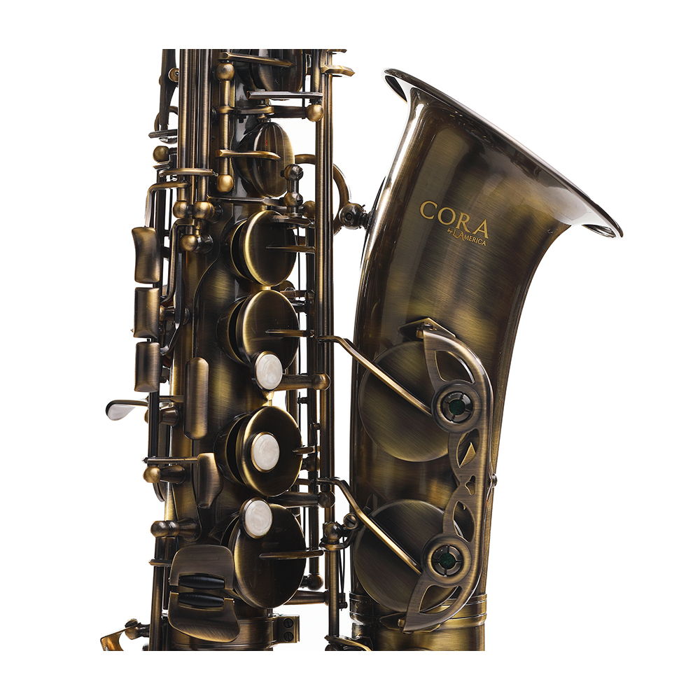 Cora by L. America Saxofón Alto Bronce Antiguo - Imagen 3