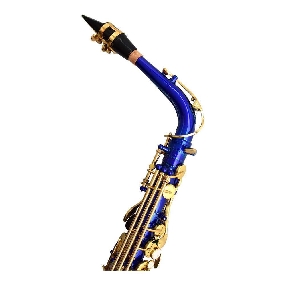 Cora by L. America Saxofón Alto Azul / Llaves Doradas - Imagen 4