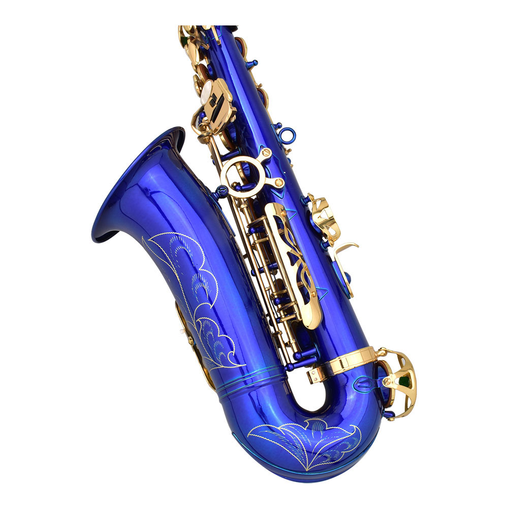 Cora by L. America Saxofón Alto Azul / Llaves Doradas - Imagen 3