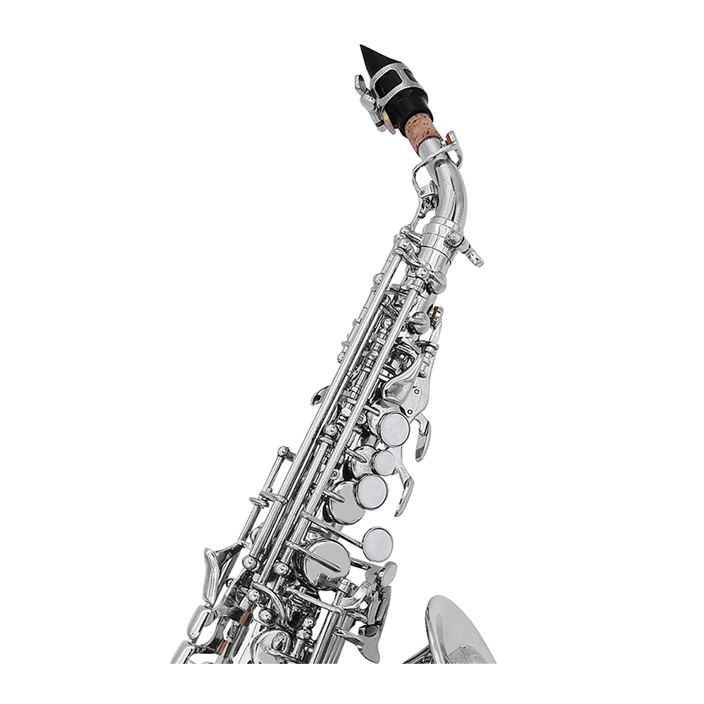 Cora by L. America Saxofón Soprano Curvo Niquelado - Imagen 5