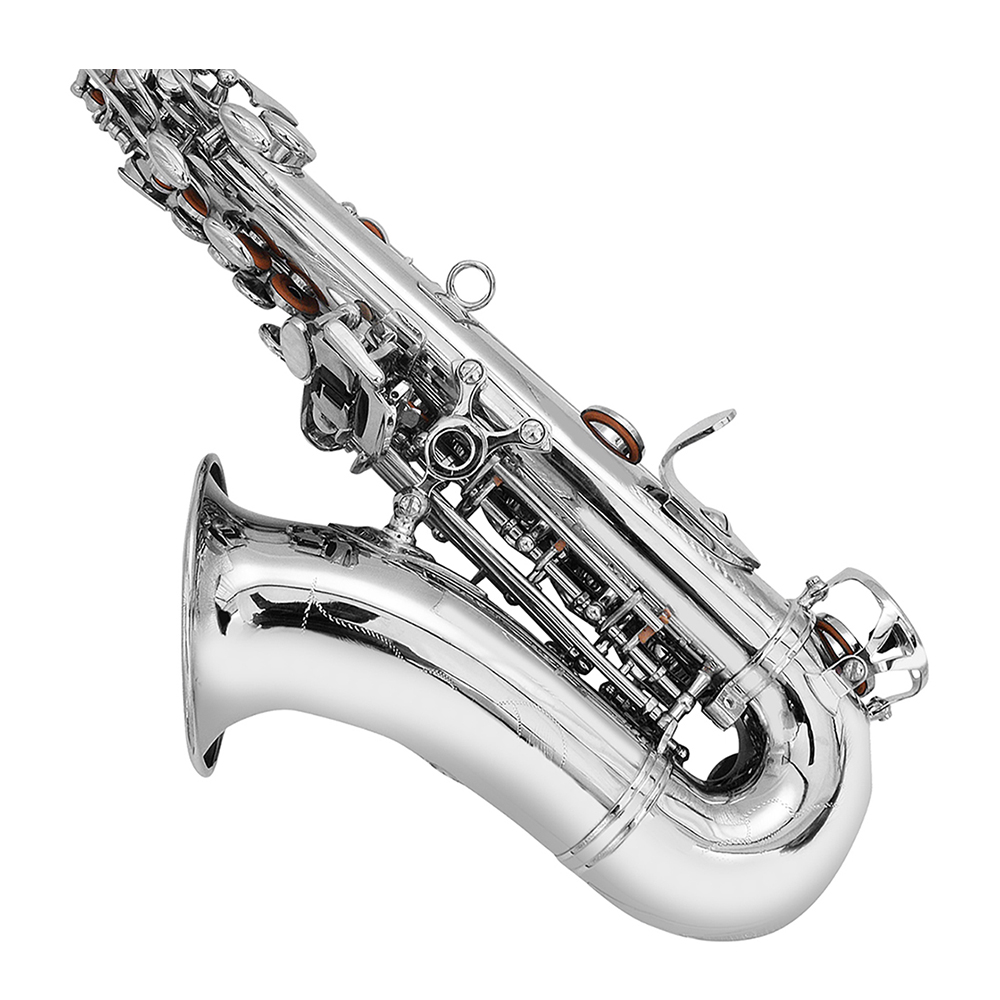 Cora by L. America Saxofón Soprano Curvo Niquelado - Imagen 4