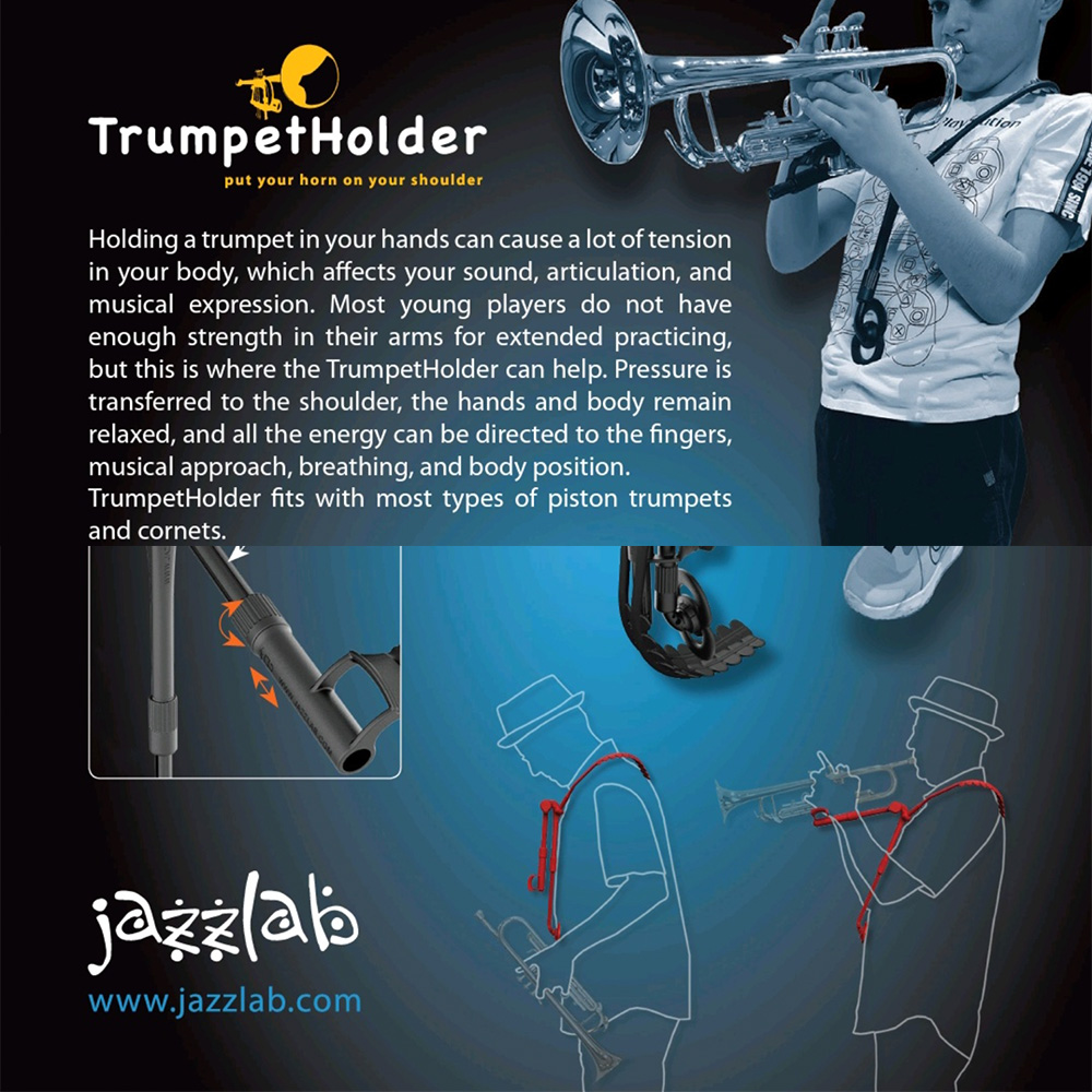 Jazzlab Arnés Trumpet Holder para Trompeta - Imagen 3