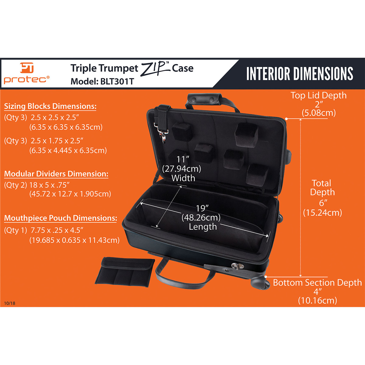ProTec Micro Zip Estuche Trompeta - Imagen 14